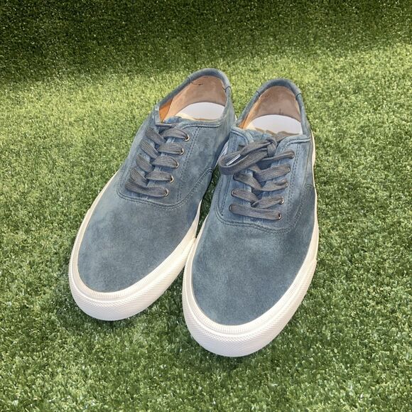 Frye Gray Blue Oxford Suede Sneakers Men\'s Size 10.5 Shoes main image 4
